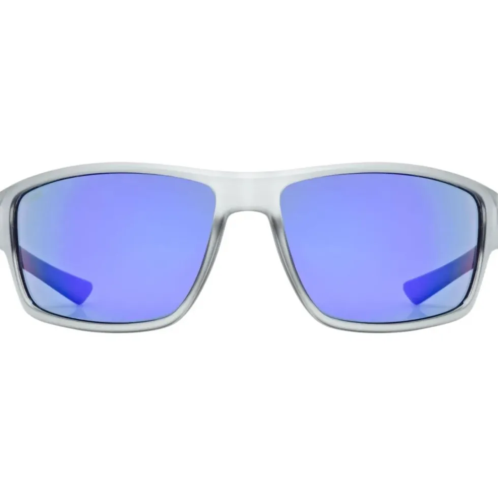 Uvex sportstyle 230 Fietsbril - smoke transparent/mirror blue