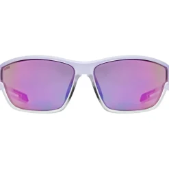 Uvex sportstyle 806 Fietsbril - purple fade/mirror purple