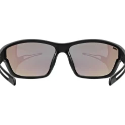 Uvex sportstyle 806 Fietsbril - black matt/mirror green