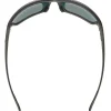 Uvex sportstyle 806 Fietsbril - smoke matt/mirror red