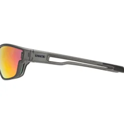 Uvex sportstyle 806 Fietsbril - smoke matt/mirror red