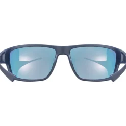Uvex sportstyle 230 Fietsbril - blue matt/mirror red