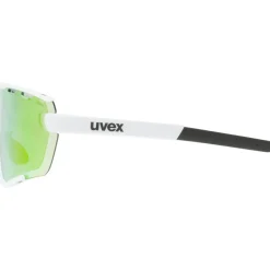 Uvex sportstyle 236 Set Bril - white matt/mirror green + clear