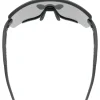 Uvex sportstyle 236 Set Bril - black matt/mirror silver + clear