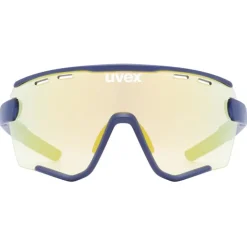 Uvex sportstyle 236 small set Bril - blue matt/mirror yellow + clear