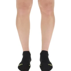 UYN Cycling Ghost Sokken Heren - Black/Yellow Fluo