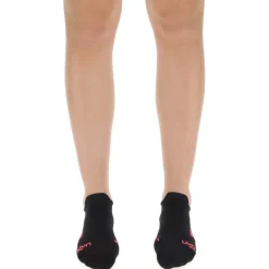 UYN Cycling Ghost Sokken Dames - Black/Pink Fluo