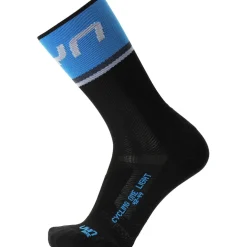 UYN Cycling One Light Sokken Heren - Black/Cobalt Blue