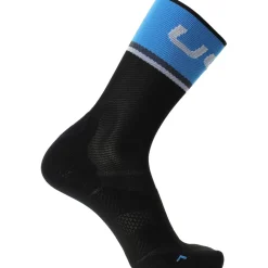 UYN Cycling One Light Sokken Heren - Black/Cobalt Blue