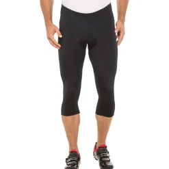 Vaude Active 3/4 Fietsbroek Heren - zwart uni