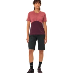 Vaude Altissimo II Shirt met Korte Mouwen Dames - brick
