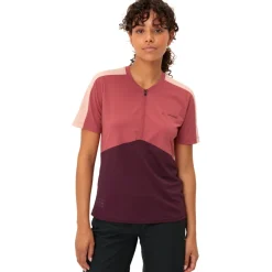 Vaude Altissimo II Shirt met Korte Mouwen Dames - brick