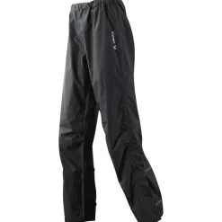 Vaude Fluid Regenbroek Dames - Regular - zwart