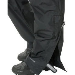Vaude Fluid Regenbroek Dames - Regular - zwart