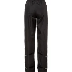 Vaude Fluid Regenbroek Dames - Regular - zwart