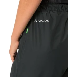 Vaude Fluid Regenbroek Dames - Regular - zwart