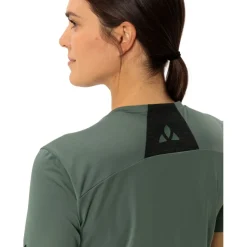 Vaude Qimsa Logo Shirt met Korte Mouwen Dames - agave