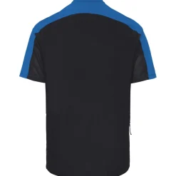 Vaude Qimsa Pro Half-Zip Shirt met Korte Mouwen Heren - radiate blue
