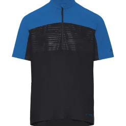 Vaude Qimsa Pro Half-Zip Shirt met Korte Mouwen Heren - radiate blue