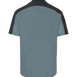 Vaude Qimsa Pro Half-Zip Shirt met Korte Mouwen Heren - heron