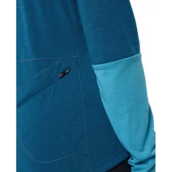 Vaude Tremalzo Shirt met Lange Mouwen Dames - shore blue