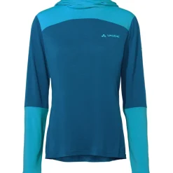 Vaude Tremalzo Shirt met Lange Mouwen Dames - shore blue