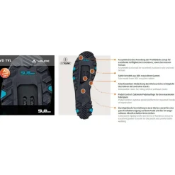 Vaude TVL Sykkel Fietsschoenen Heren - black