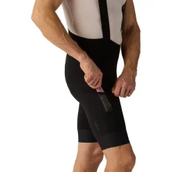 Velocio Adventure Cargo Fietsshort met bretels voor heren - Black