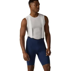Velocio Luxe Fietsshort met bretels voor heren - Navy