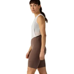 Velocio Luxe Fietsshort met bretels Dames - Plum Truffle