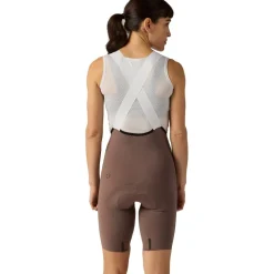 Velocio Luxe Fietsshort met bretels Dames - Plum Truffle