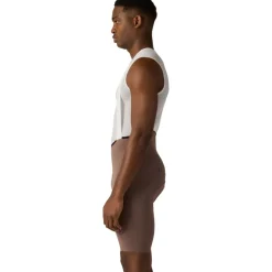 Velocio Luxe Fietsshort met bretels voor heren - Plum Truffle