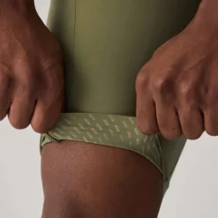 Velocio Luxe Fietsshort met bretels voor heren - Deep Lichen