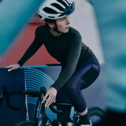 Velocio Luxe Merino Fietsshirt met Lange Mouwen Dames - Plum Truffle