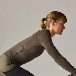 Velocio Luxe Merino Fietsshirt met Lange Mouwen Dames - Cameo Blue