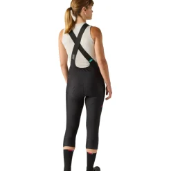 Velocio Luxe Thermal 3/4 Fietsbroek met Bretels Dames - Zwart