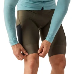 Velocio Luxe Thermal Fietsshort met Bretels Heren - Black Olive