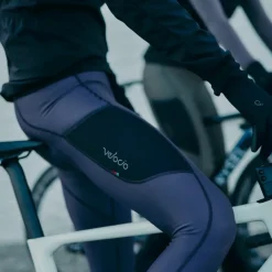 Velocio Luxe Thermal Fietsbroek met Bretels Dames - Nightshade
