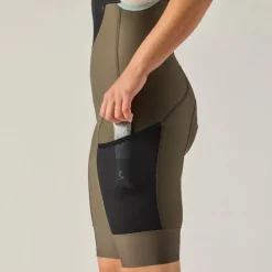 Velocio Luxe Thermal Fietsshort met Bretels Dames - Zwart