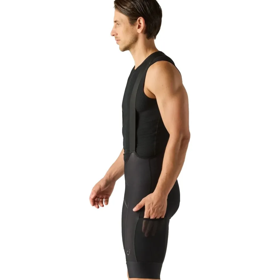 Velocio Luxe Thermal Fietsshort met Bretels Heren - Zwart