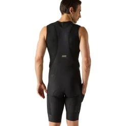 Velocio Luxe Thermal Fietsshort met Bretels Heren - Zwart