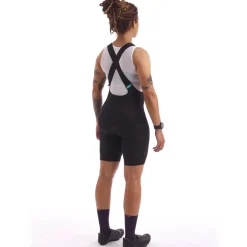 Velocio Signature Fietsshort met Bretels Dames - Zwart