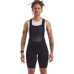 Velocio Signature Fietsshort met Bretels Dames - Zwart