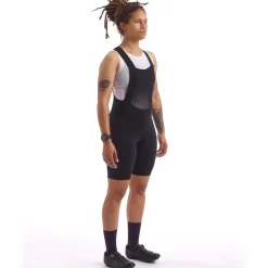Velocio Signature Fietsshort met Bretels Dames - Zwart