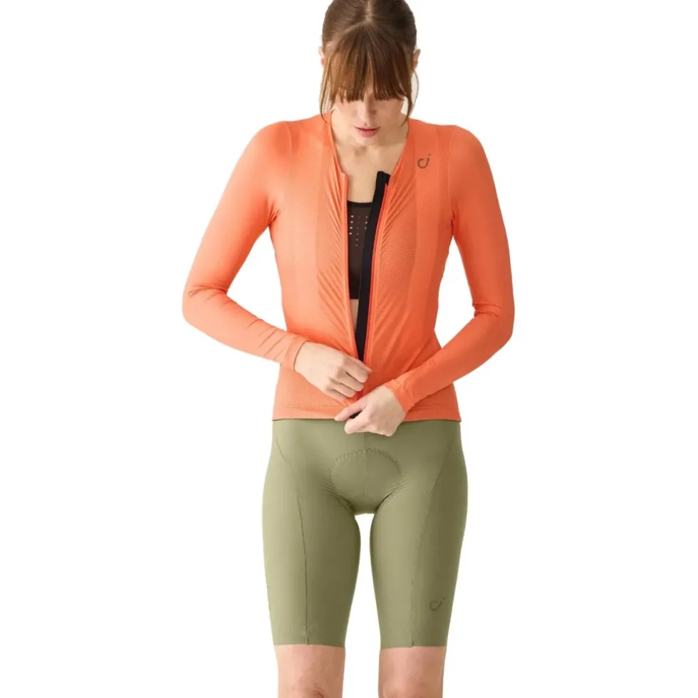 Velocio Ultralight Mesh Dames shirt met lange mouwen - Coral
