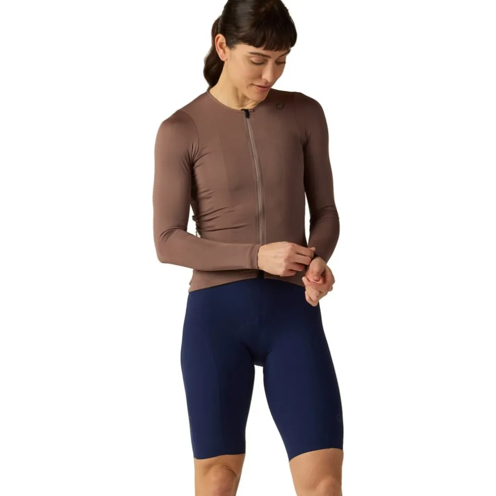 Velocio Ultralight Mesh Dames shirt met lange mouwen - Plum Truffle