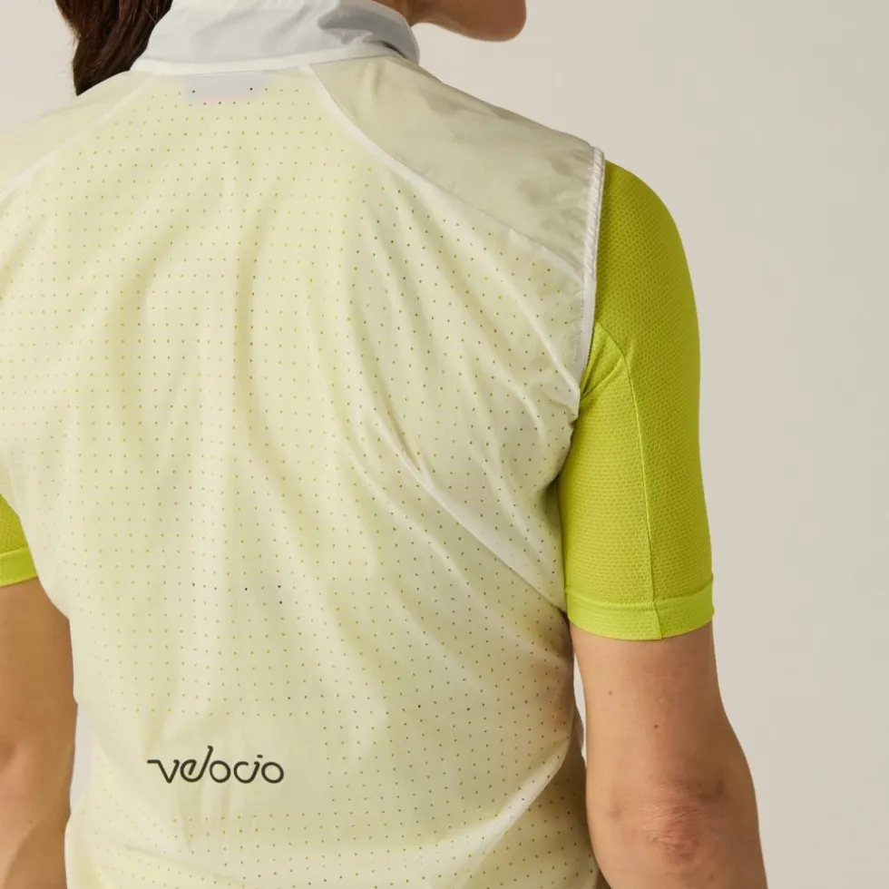 Velocio Ultralight Vest Dames - Undyed Chartreuse