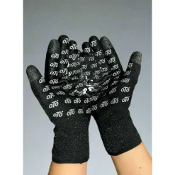 veloToze Waterproof Knitted Handschoenen voor fietsen - Black
