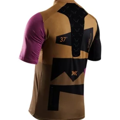 X-Bionic Corefusion Gravel Fietsjersey heren - multi color/peanut butter