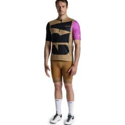 X-Bionic Corefusion Gravel Fietsjersey heren - multi color/peanut butter